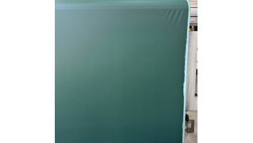Livite 450g Green PVC durable coating truck curtain tarpaulin materials is in production.