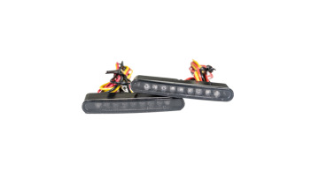 12V Motorcycle Tail Light Mini 9 LED Red Running Lamp Indicator Led Motorcycle Light