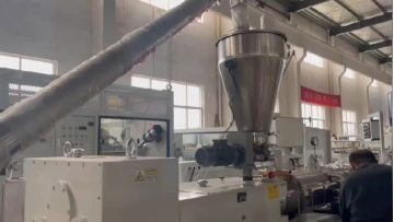 200mm double cavity PVC tube production line 