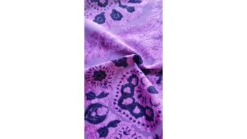 purple jacquard fabric