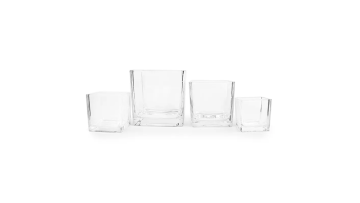 600ml square candle holder