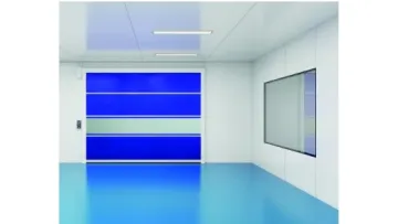 Factory High Speed PVC Fast Roller Shutter Door Automatic Rolling up Door1