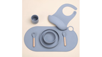 Customize Logo Pattern BPA Free Slip Heat Resistant Resistant Kids Dining Table Place Mat Baby Silicone Placemat1