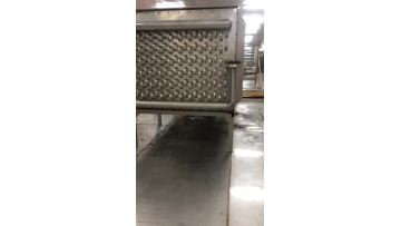 Installation site for single spiral freezer