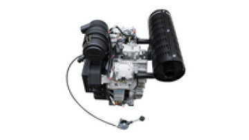 air cooled two cylinder 30HP keyway shaft electric engine1