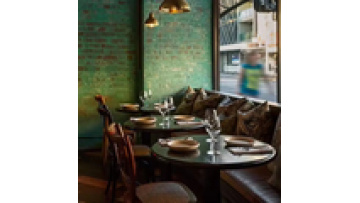 Factory cheap price fashion commercial modern furniture cafe metal and wood dining wooden  kitchen restaurant  table1