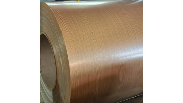 Wood Texture PVC Film Galvanized Steel for Wall Panel