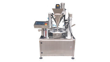 JIENUO - Automatic K Cup nespresso capsule Filling and Sealing Machine Small Scale