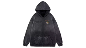 Latest Design Zip Up Jacket Vintage Wash Hooded Stylish Jackets for Men1