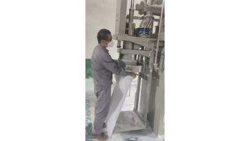 Pinched bag filling machine