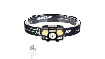 Motion sensor led mining headlamp 5 Modes Waterproof hoofdlamp USB Rechargeable infrared Induction linterna de cabeza1