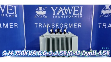 750kva 6.6kv distribution transformer
