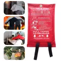 1M*1M Sealed Fire Blanket Flame Retardant Fiberglass Emergency Survival Fire Extinguishers Tent Boat Home Safety Cover Camping