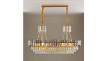 Professional Hotel Decorative Crystal Pendant Light Chain Chandelier - Top Seller with Excellent Workmanship1