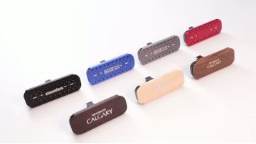 wood casing car freshener