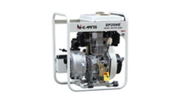 2 inch high pressure 10hp diesel water pump electric start with hour meter white color1