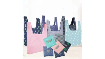 Waterproof Foldable Portable Polyester Shopping Ba