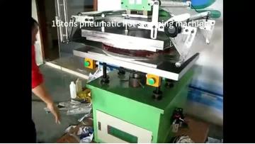 Clock cisc pneumatic hot stamping machine