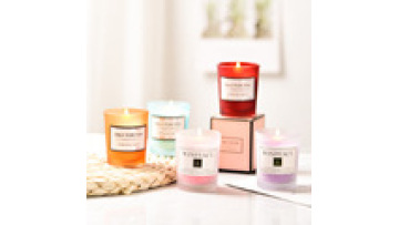 Frosting Frasco Glass marble scented candle jars Vidrio Jar Container Para Vela Candle Holder1