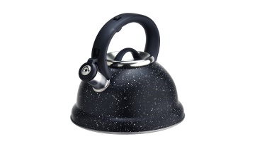 FH-390 black marbled whistling kettle