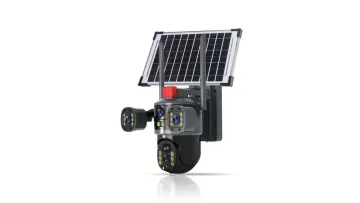 Outdoor Motion Detection Sola Low Power WiFi Security PTZ Solar Camera1