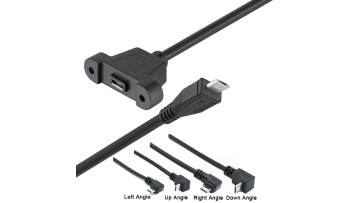 Hot selling 90 Degree Type C to C with magnetic ring anti-interference Fast Charging Cable Right Angle USB C Adapter Cable1
