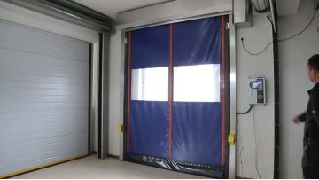 Industrial Automatic High Speed Shutter Zipper Type High Speed Door PVC Fast Door