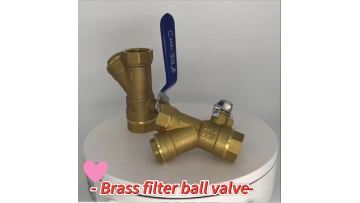 brass filter ball valve