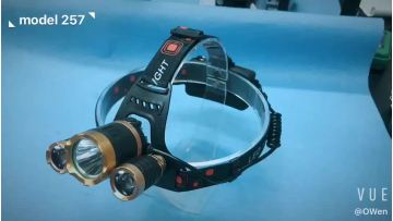 Super bright 3pcs head lamp T6 18650 rechargeable 4 modes waterproof led headlamp1