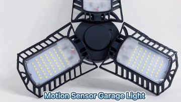Bright Garage Light E26 Multi Directional 3 Leaves LED High Bay Light For Workshop Warehouse Shop Application1