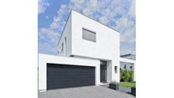 Smart Remote control opening method outdoor frosted tempered glass garage door1