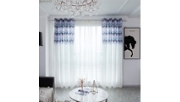 Sheer Curtain Nice Floral Embroidery Curtain For The Living Room Bedroom1