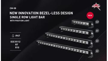 INNOVATION BEZEL-LESS SINGLE ROW LIGHT BAR