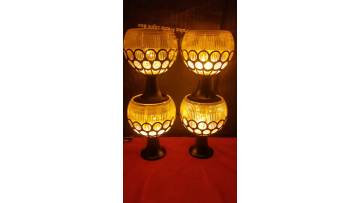 4 in 1 96LED Globe Solar Flame Garden Table & Spike Light Outdoor Decor IP66 Pathway Wall Table Street Security Landscape Light1