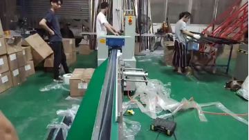 flow packing machine for aluminum profile