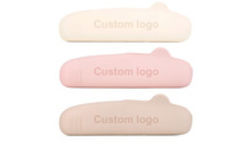 Wholesale Custom Logo Printing Pink Travel Make Up Pouch Bag Professional Silicone Cosmetic Makeup Bag1