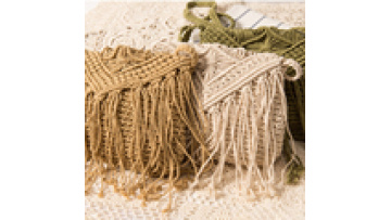 Boho Chic Crochet Straw Bag with Tassel Fringe for Summer1