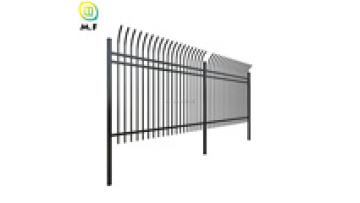 Galvanized Modern Picket Steel Fence Panel 6x8ft Garrison Fence Panel1