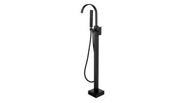 18003B Matte black bathtub filler