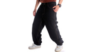 Oversize Loose Custom Logo And Pattern Stacked Baggy Denim Jeans Pant For Man1