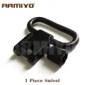 Armiyo 1" 1 Inch 25.4mm Rifle Gun Sling Swivel Adapter with Quick Removable Base Hunting Paintball Accessories 1403-2-1