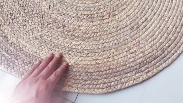 rectangle water hyacinth carpet rug water hyacinth rug for home resort hotel1