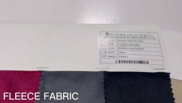 Factory direct custom solid color dyed soft stretch dress 77%poly 18%lurex 5%spandex rib knitted fabric for shirting1