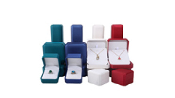 Wholesale custom jewelry packaging box luxury earrings bracelet necklace ring box octagonal shape leather jewelry box1