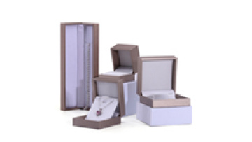 Hanhong wholesale jewelry packaging organizer velvet jewelry packaging box luxury gold leather ring necklace jewelry box1
