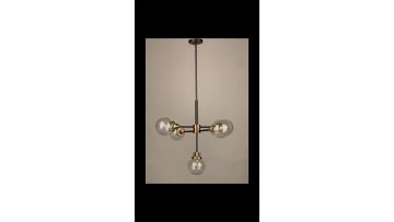 Unique Linear Light Metal Pendant Light
