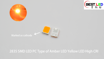 2835 SMD LED PC Type of Amber LED Yellow LED High CRI