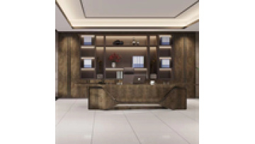 BOGAO High Quality Modern Luxury Office Furniture Executive Veneer L Shape Desk Manager CEO Desk Solutions Table Set Office Desk1