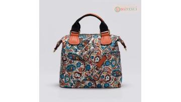 Vintage floral ladies' commuter bag