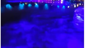 Cold Fog and Laser Fountain